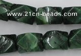 CNG838 15.5 inches 13*18mm faceted nuggets African jade beads