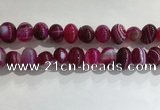 CNG8383 15.5 inches 12*16mm nuggets striped agate beads wholesale