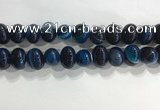 CNG8384 15.5 inches 12*16mm nuggets striped agate beads wholesale