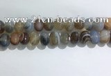 CNG8387 15.5 inches 12*16mm nuggets striped agate beads wholesale