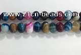 CNG8391 15.5 inches 12*16mm nuggets striped agate beads wholesale