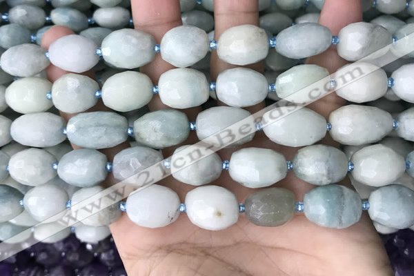 CNG8511 15.5 inches 12*14mm - 13*18mm faceted nuggets aquamarine beads