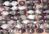 CNG8535 15.5 inches 8*10mm - 9*13mm faceted nuggets tourmaline beads