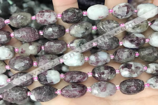 CNG8536 15.5 inches 9*14mm - 10*18mm faceted nuggets tourmaline beads