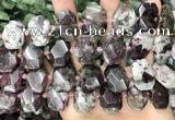 CNG8552 15.5 inches 13*18mm - 15*25mm faceted freeform tourmaline beads