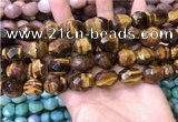 CNG8571 12*16mm - 15*20mm faceted nuggets yellow tiger eye beads