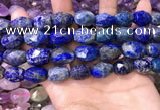 CNG8573 12*16mm - 15*20mm faceted nuggets lapis lazuli beads