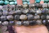 CNG8584 13*18mm - 15*20mm faceted nuggets labradorite beads