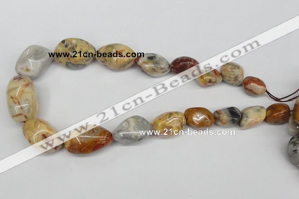 CNG86 15.5 inches 12*14mm - 25*30mm nuggets agate gemstone beads