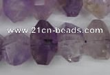 CNG862 15.5 inches 12*18mm – 14*23mm faceted nuggets amethyst beads