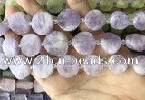 CNG8655 15.5 inches 10mm - 20mm freeform lavender amethyst beads