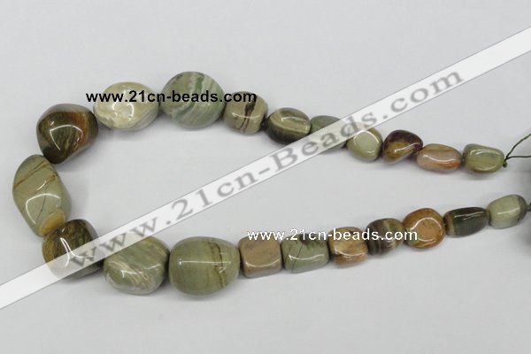 CNG87 15.5 inches 13*18mm - 25*30mm nuggets jasper gemstone beads