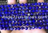 CNG8762 15.5 inches 6mm faceted nuggets lapis lazuli beads