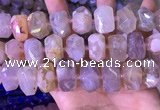 CNG8780 15 inches 13*20mm - 15*24mm faceted nuggets sakura agate beads