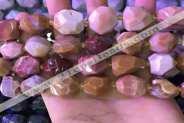 CNG8781 15 inches 13*18mm - 15*20mm faceted nuggets jasper beads