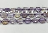 CNG8801 15.5 inches 16mm - 20mm faceted freeform ametrine beads