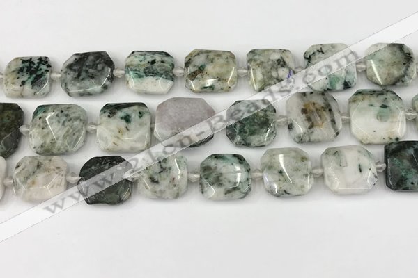 CNG8820 15.5 inches 16mm - 20mm faceted freeform jade beads