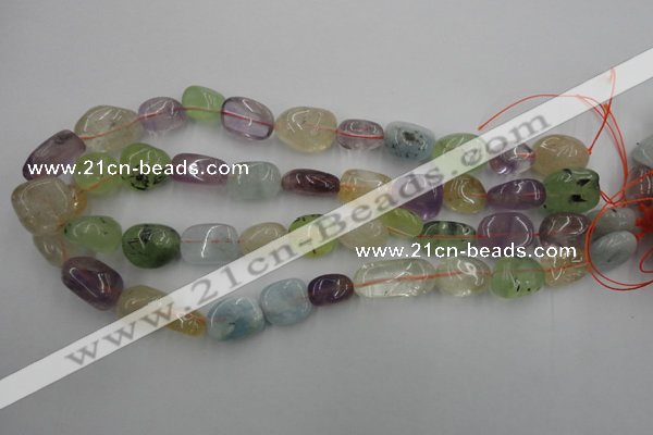 CNG886 15.5 inches 10*14mm – 15*20mm nuggets mixed quartz beads