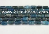 CNG8864 15.5 inches 8*12mm - 10*16mm nuggets matte apatite beads