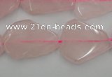 CNG888 15.5 inches 18*22mm – 25*30mm freeform rose quartz beads