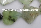 CNG891 15.5 inches 18*22mm – 25*30mm freeform prehnite beads