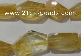 CNG902 15.5 inches 13*18mm – 15*25mm faceted nuggets citrine beads