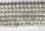 CNG9051 15.5 inches 8mm faceted nuggets white moonstone gemstone beads