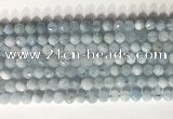 CNG9084 15.5 inches 6mm faceted nuggets aquamarine gemstone beads
