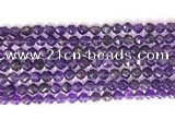 CNG9092 15.5 inches 6mm faceted nuggets amethyst gemstone beads