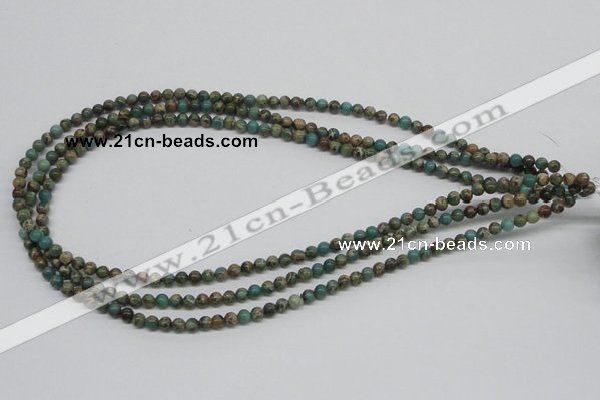 CNI01 16 inches 4mm round natural imperial jasper beads wholesale