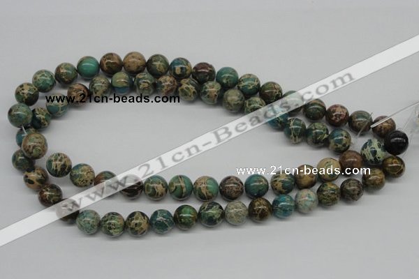 CNI05 16 inches 12mm round natural imperial jasper beads wholesale