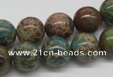 CNI06 16 inches 14mm round natural imperial jasper beads wholesale