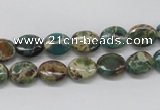 CNI10 16 inches 8*10mm oval natural imperial jasper beads wholesale