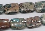 CNI16 16 inches 13*18mm rectangle natural imperial jasper beads wholesale