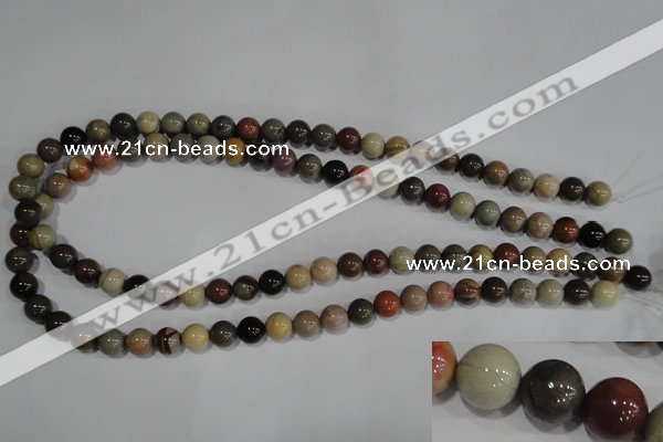 CNI202 15.5 inches 8mm round imperial jasper beads wholesale