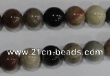 CNI204 15.5 inches 12mm round imperial jasper beads wholesale