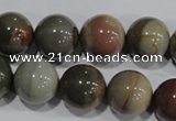 CNI206 15.5 inches 16mm round imperial jasper beads wholesale