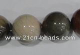 CNI208 15.5 inches 20mm round imperial jasper beads wholesale