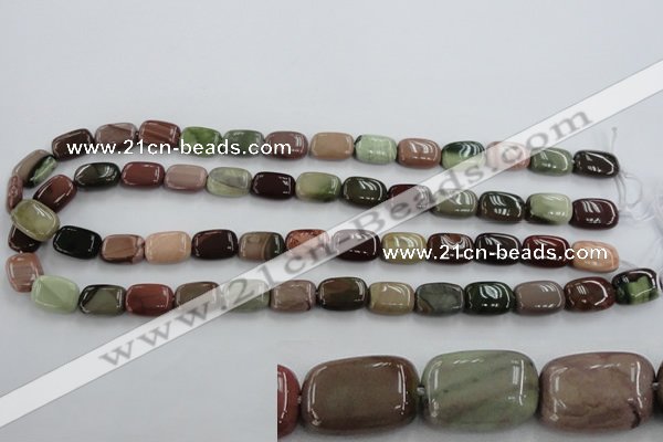 CNI311 15.5 inches 8*14mm rectangle imperial jasper beads wholesale