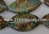 CNI35 15.5 inches 20*38mm marquise natural imperial jasper beads