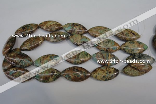 CNI35 15.5 inches 20*38mm marquise natural imperial jasper beads