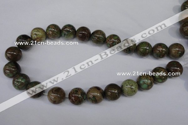 CNI55 15.5 inches 18mm round natural imperial jasper beads