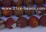 CNJ303 15.5 inches 10mm round matte noreena jasper beads wholesale