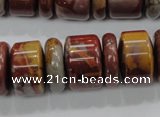 CNJ31 15.5 inches 6*18mm & 12*18mm rondelle noreena jasper beads