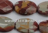 CNJ52 15.5 inches 20*30mm faceted oval noreena jasper beads