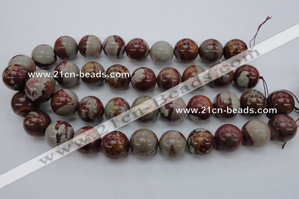 CNJ73 15.5 inches 20mm round noreena jasper beads wholesale