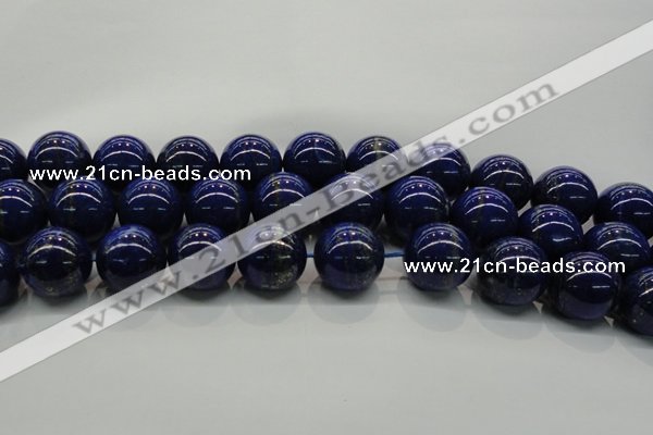 CNL1007 15.5 inches 18mm round A grade natural lapis lazuli beads