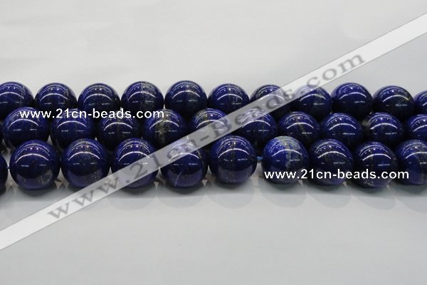 CNL1008 15.5 inches 20mm round A grade natural lapis lazuli beads