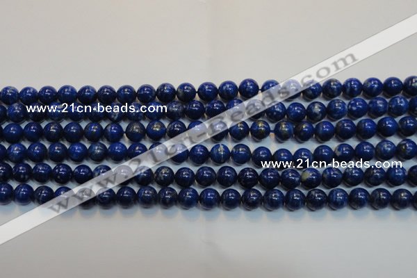 CNL1051 15.5 inches 7.5mm - 8mm round B+ grade natural lapis lazuli beads