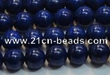 CNL1054 15.5 inches 7.5mm - 8mm round A+ grade natural lapis lazuli beads